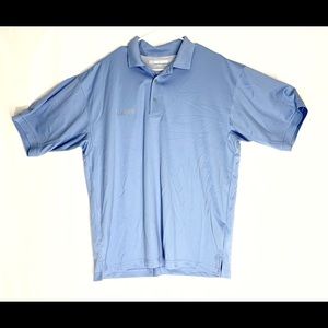 Columbia PFG  Blue Vented Fishing Short Sleeve Med